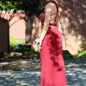Burgundy Prom Dress